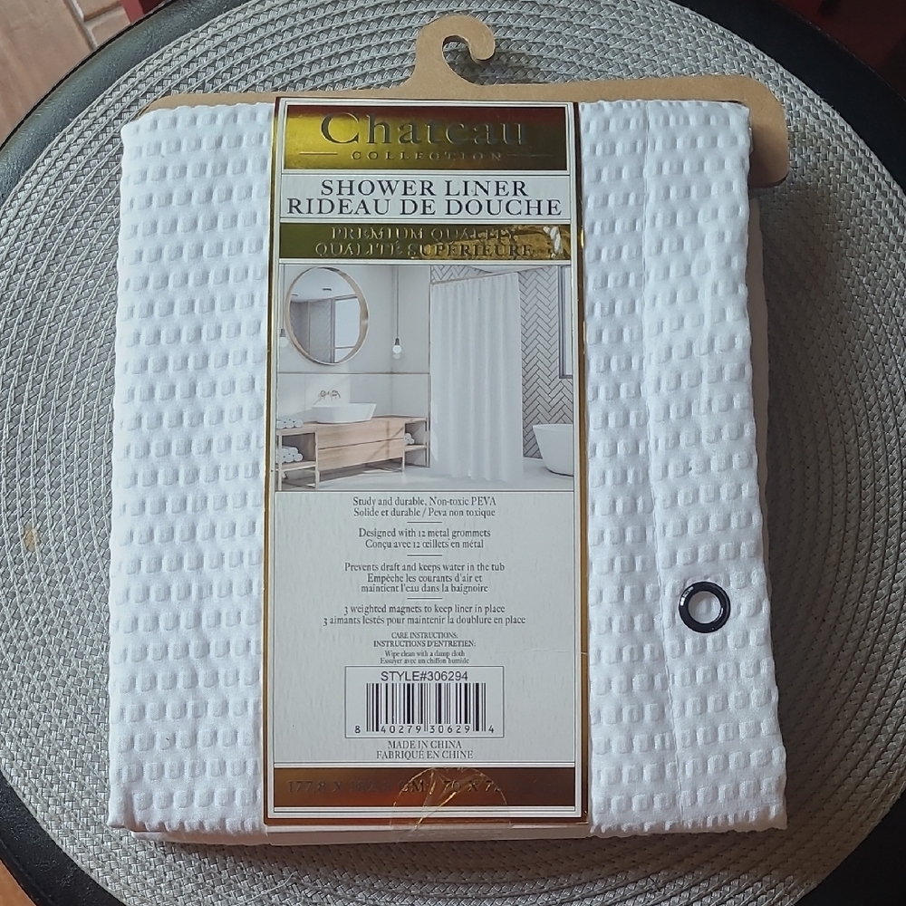 Chateau Shower Curtain Liner